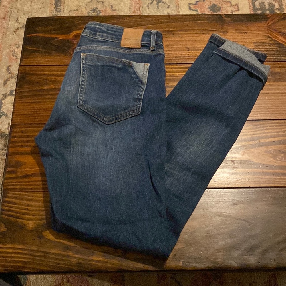 Zara Patch Skinny Jeans